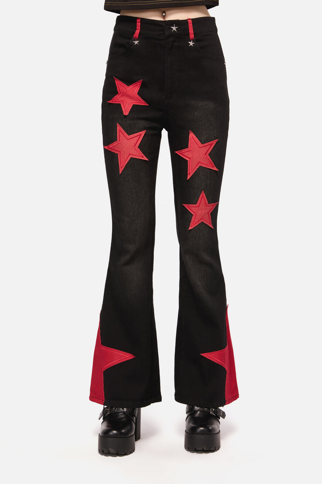 Dangerfield NZ - Catwalk Assassin Jean - black-red