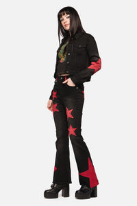 Dangerfield NZ - Catwalk Assassin Jean - black-red
