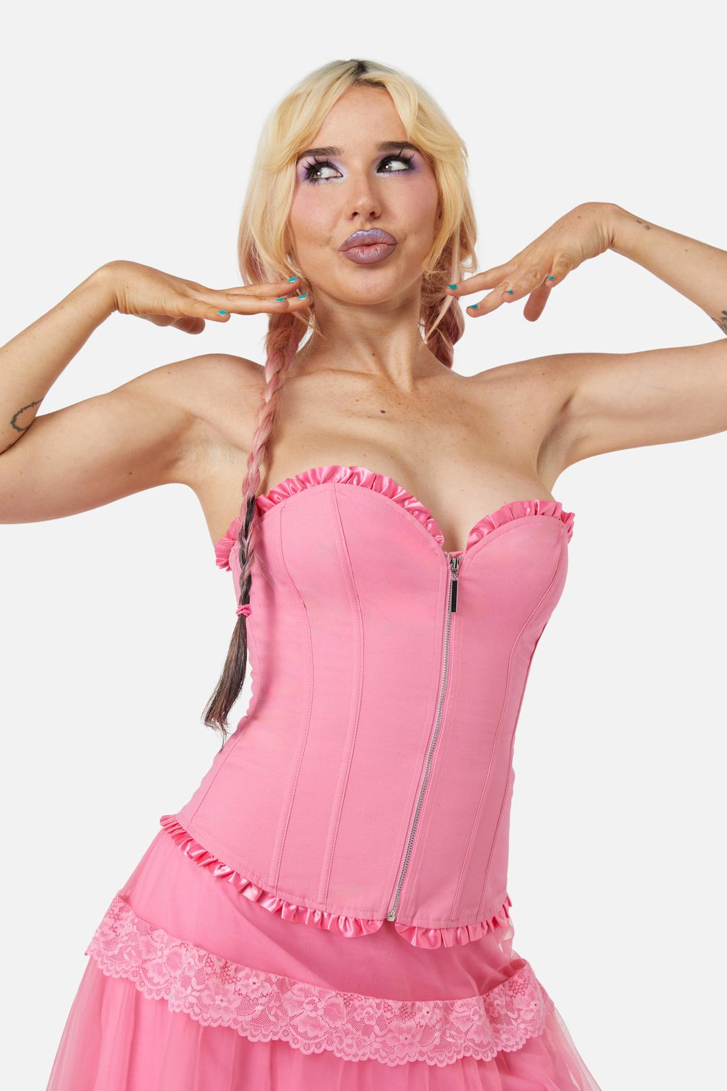 Dangerfield NZ - Love Letter Corset - pink