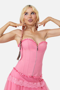 Dangerfield NZ - Love Letter Corset - pink