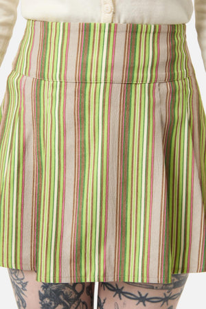 Dangerfield NZ - Homily Stripe Cord Skirt - multi