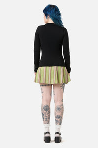 Dangerfield NZ - Critters Embroidered Fitted Cardigan - black