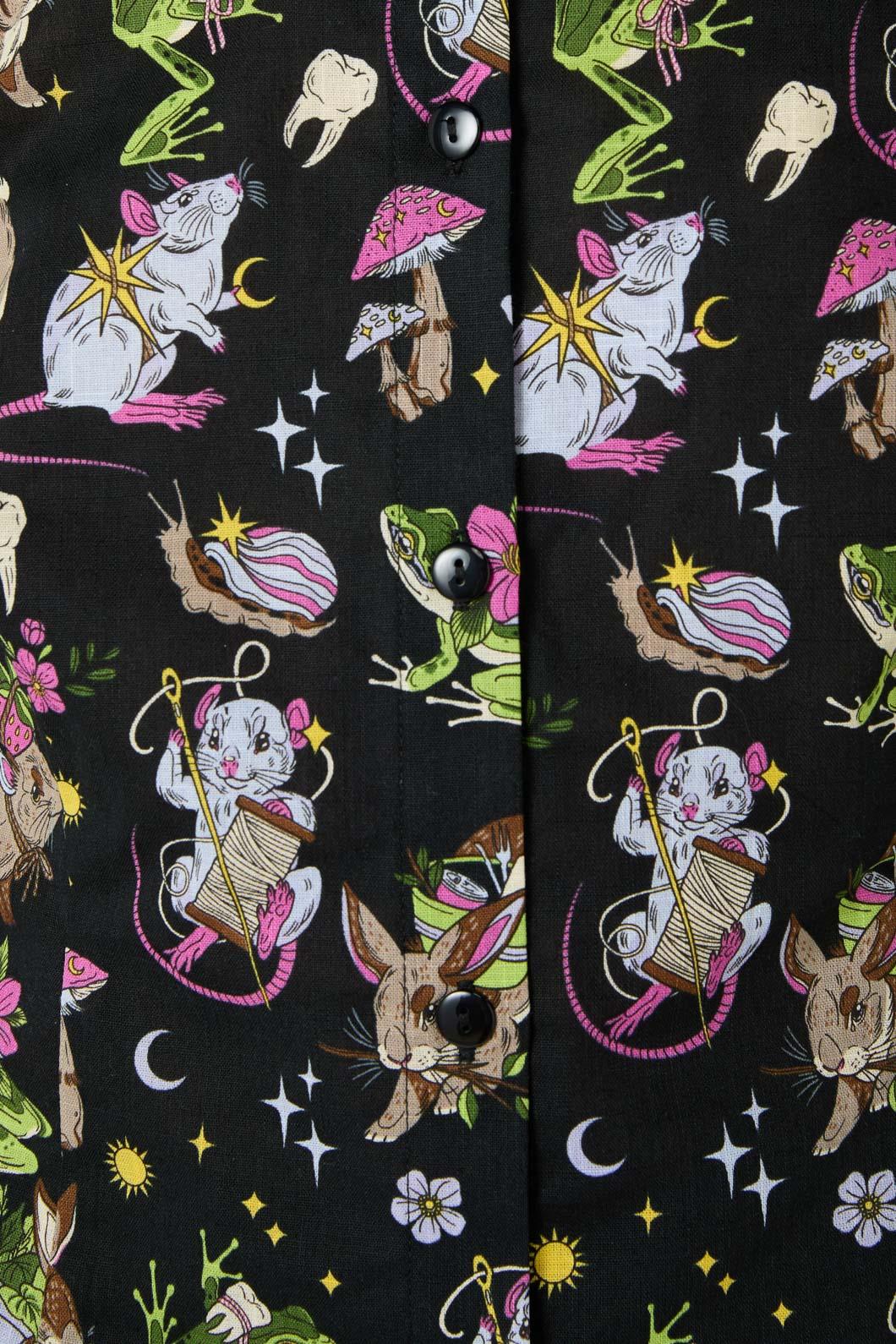Collectors Guild Print LS Blouse