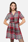 Dangerfield NZ - Scorpion Tartan Dress - multi