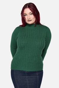 Dangerfield NZ - Cub Huddle Knit Top - green