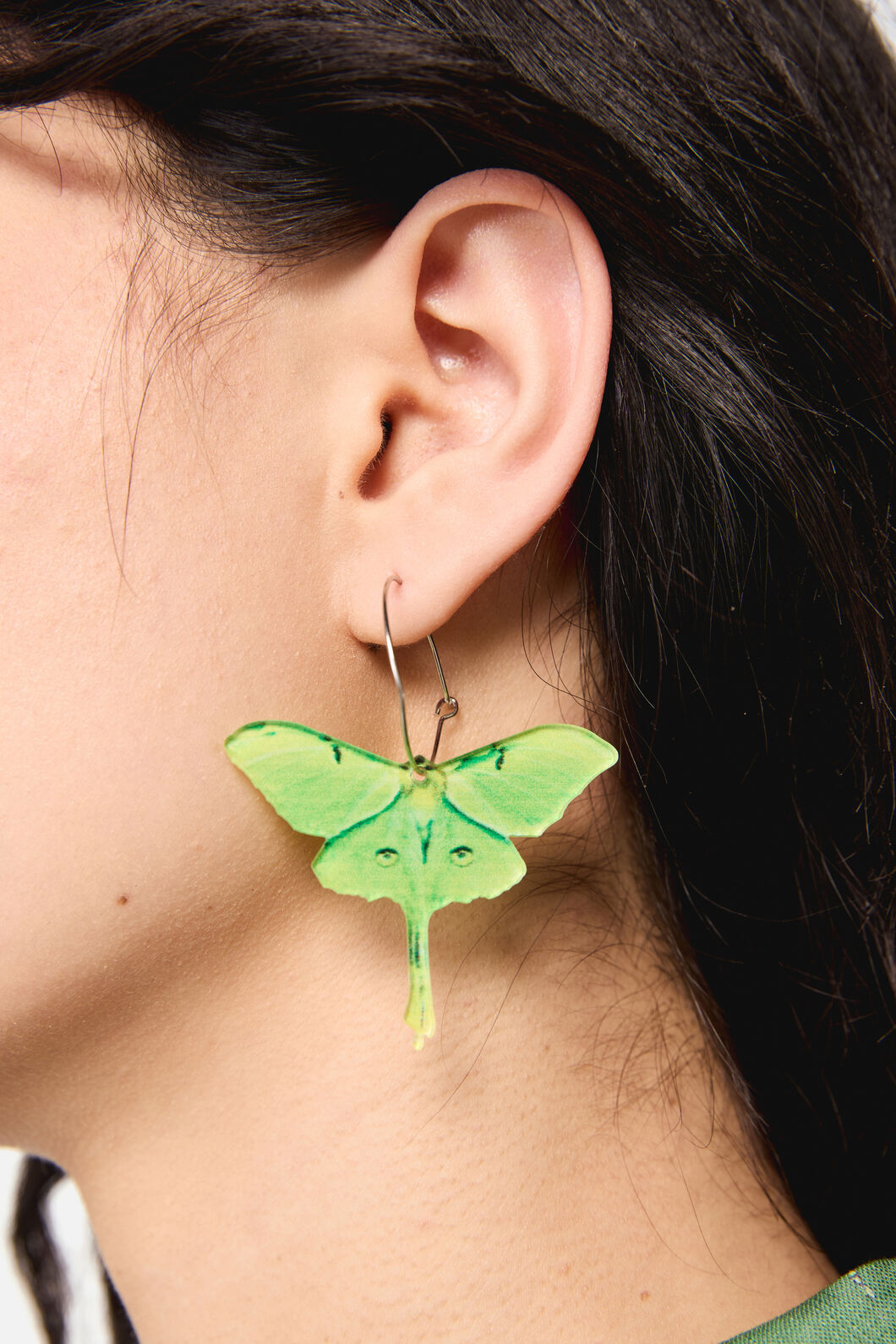 Dangerfield NZ - Moth Earrings - green