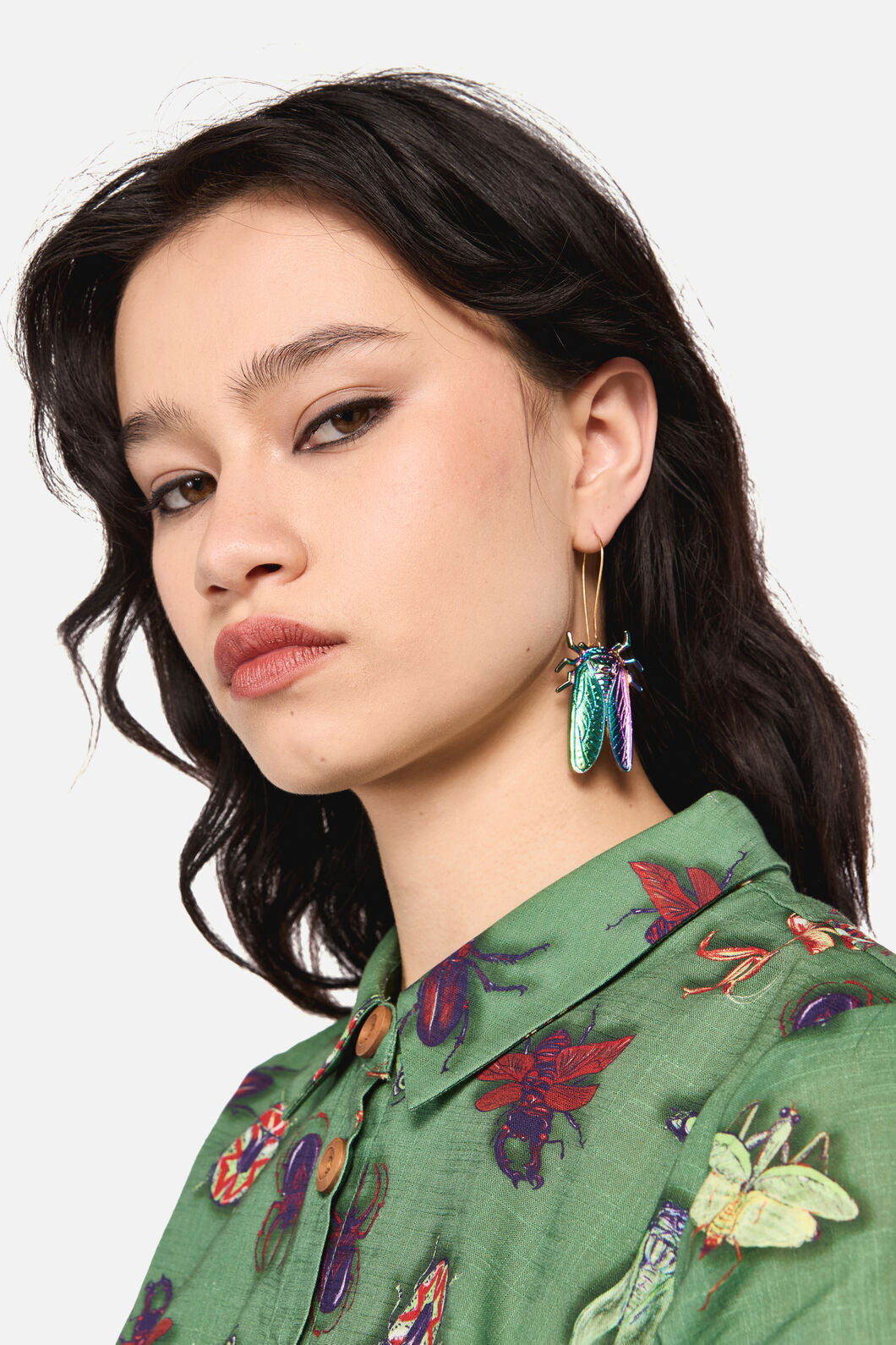 Dangerfield NZ - Cicada Earrings - gold