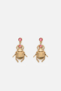 Dangerfield NZ - Beetle Earrings - gold