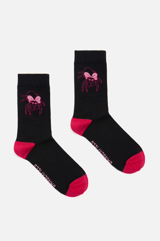 Dangerfield NZ - Rococo Life Spider Sock - black