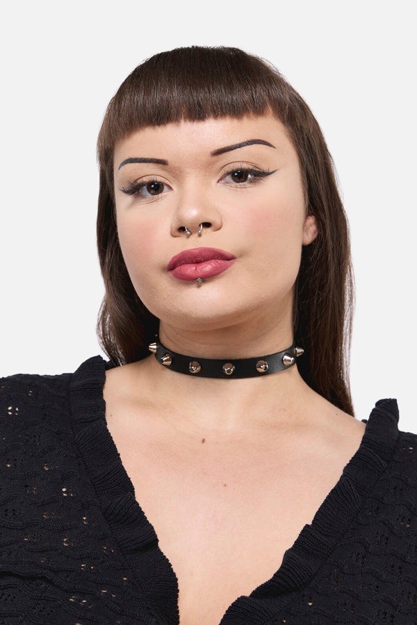 Dangerfield NZ - Flat Spike Choker - black
