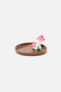 Dangerfield NZ - Mushroom Incense Holder - red-white