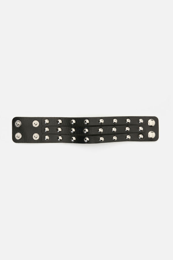 Dangerfield NZ - Round Stud Wrist Band - black