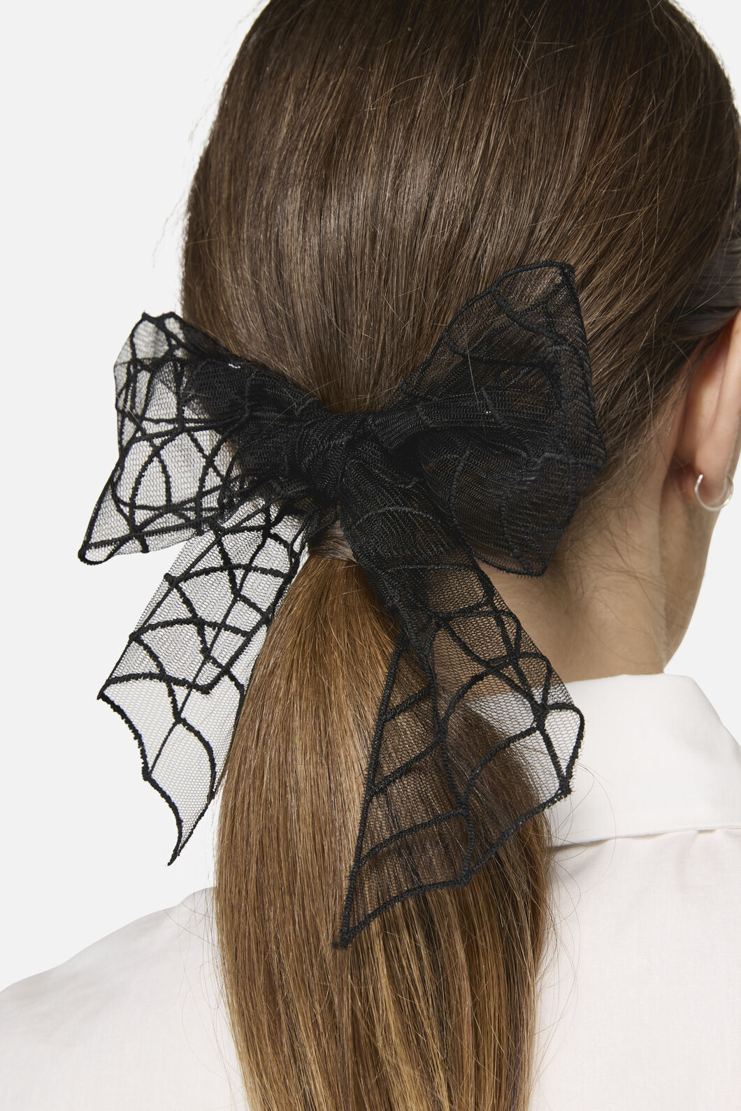 Dangerfield NZ - Spider Web Bow Hair Clip - black
