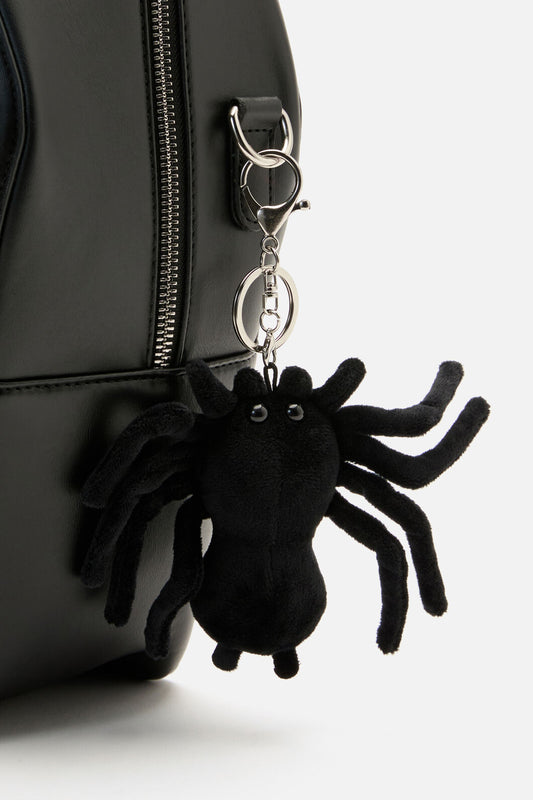 Dangerfield NZ - Plush Spider Bag Charm - black