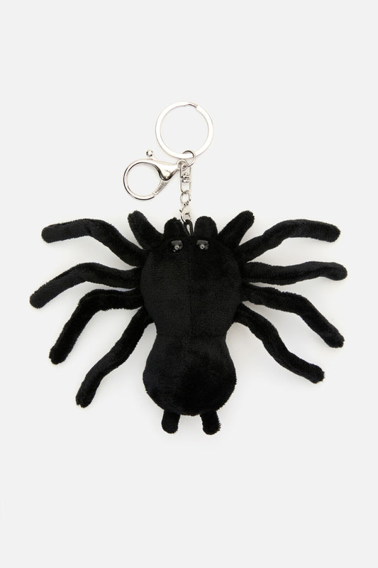 Dangerfield NZ - Plush Spider Bag Charm - black