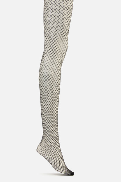 Dangerfield NZ - Waist Garter Fishnet Tights - black