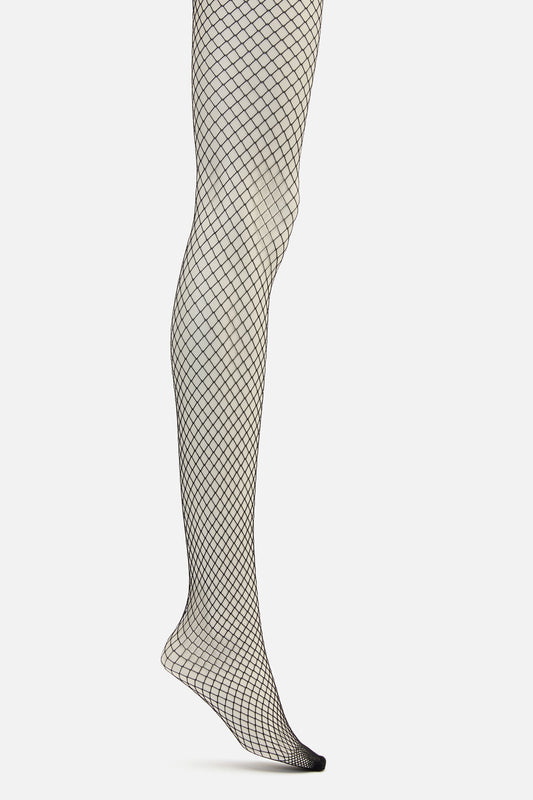Dangerfield NZ - Waist Garter Fishnet Tights - black