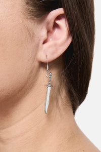 Dangerfield NZ - Dagger Earrings - silver