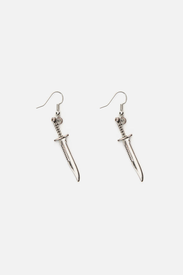 Dangerfield NZ - Dagger Earrings - silver