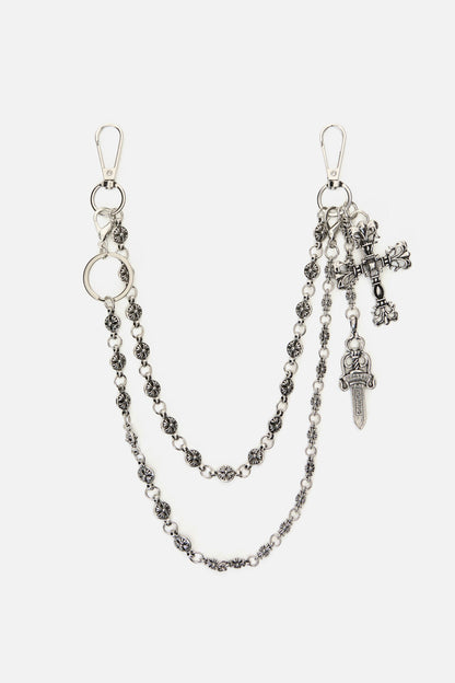 Dangerfield NZ - Dagger & Cross Chain - silver