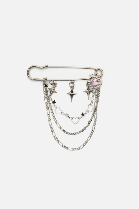 Dangerfield NZ - Kilt Pin Charm Pin - silver