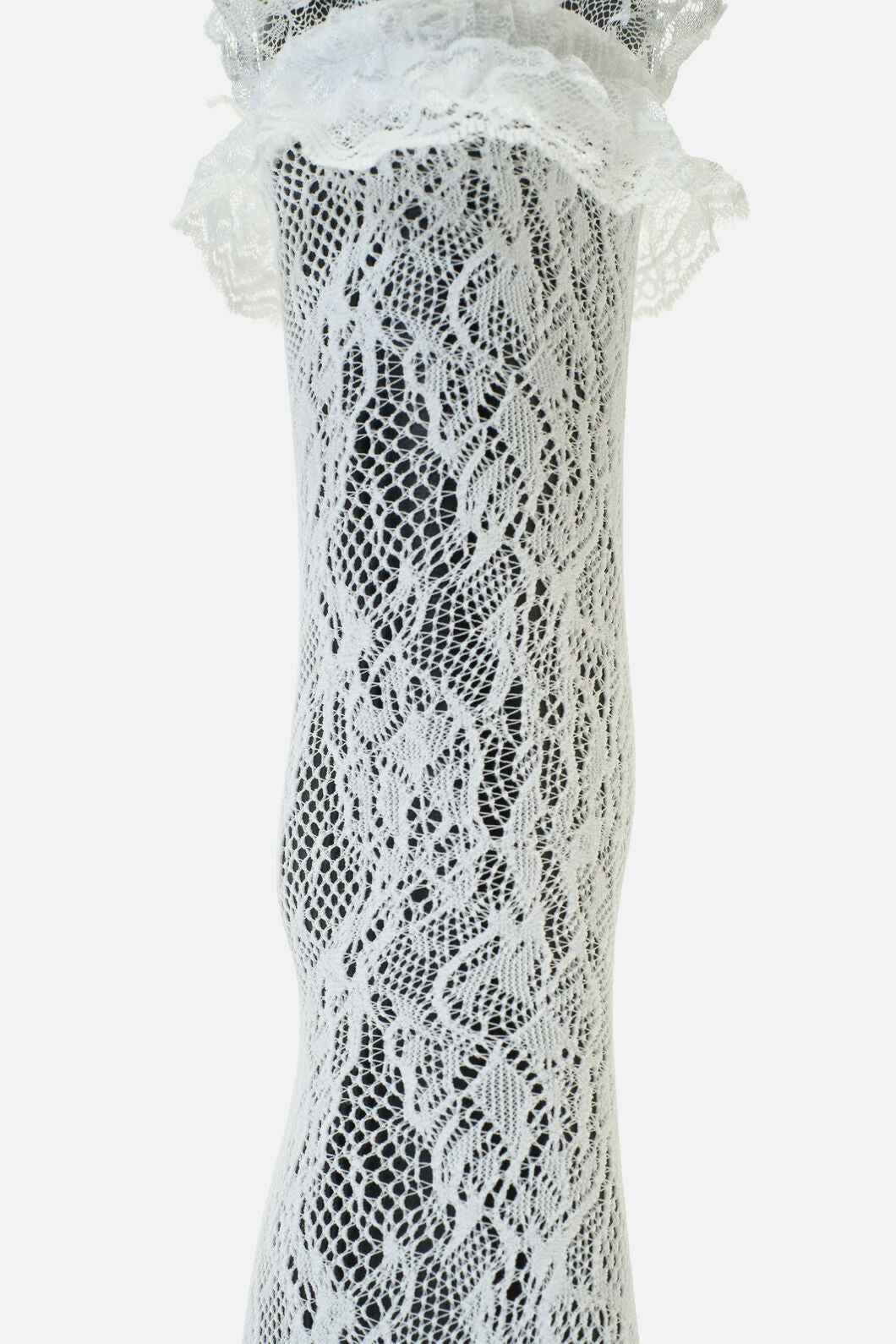 Dangerfield NZ - White Lace Frill Sock - white