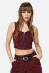 Dangerfield NZ - Heart Eyelets & Buckle Belt - black