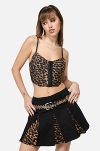 Dangerfield NZ - Leopard Stud Belt - leopard