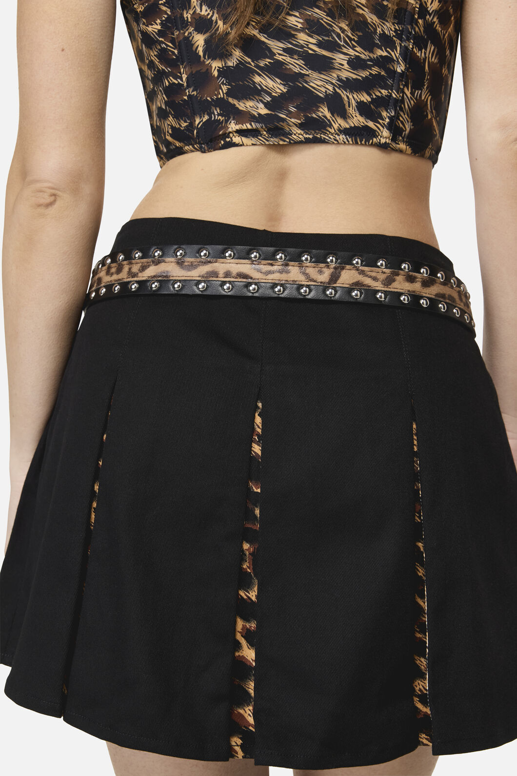 Dangerfield NZ - Leopard Stud Belt - leopard