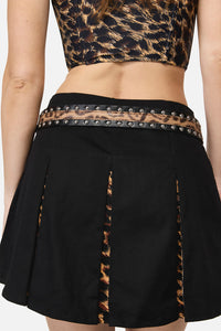 Dangerfield NZ - Leopard Stud Belt - leopard