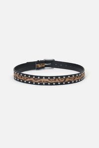 Dangerfield NZ - Leopard Stud Belt - leopard