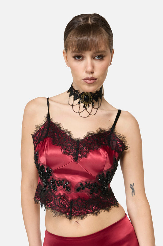 Dangerfield NZ - Gothic Chain Choker - black
