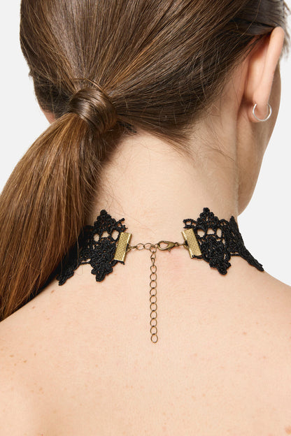 Dangerfield NZ - Gothic Chain Choker - black