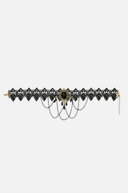 Dangerfield NZ - Gothic Chain Choker - black