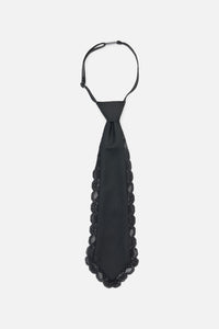 Dangerfield NZ - Adjustable Necktie with Lace - black