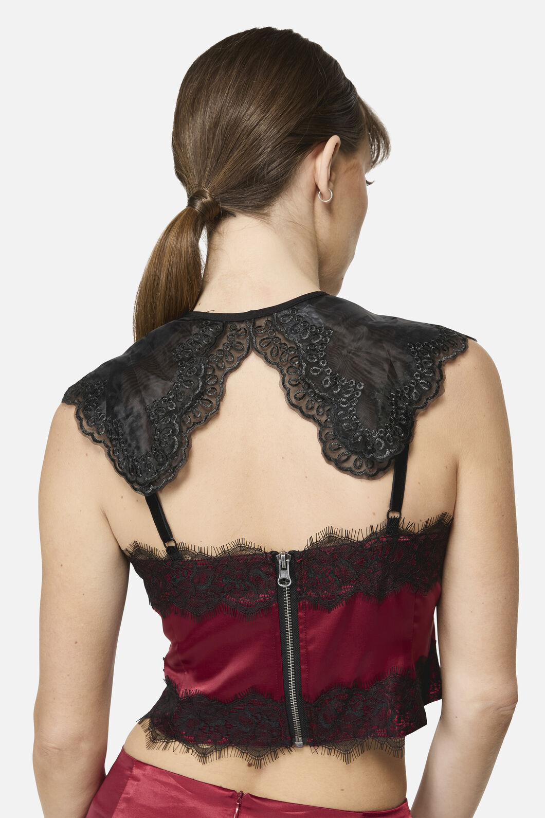 Dangerfield NZ - Black Lace Collar - black
