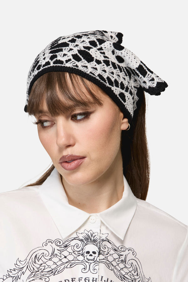 Dangerfield NZ - Skull Head Scarf - black-white