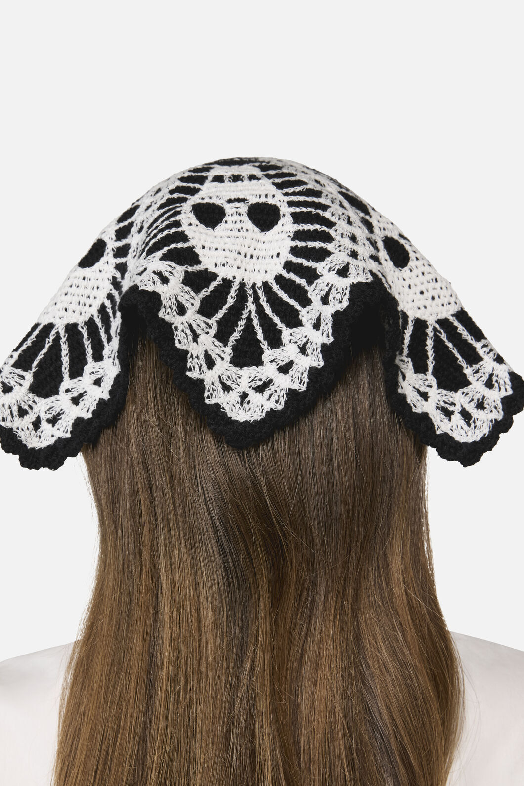 Dangerfield NZ - Skull Head Scarf - black-white