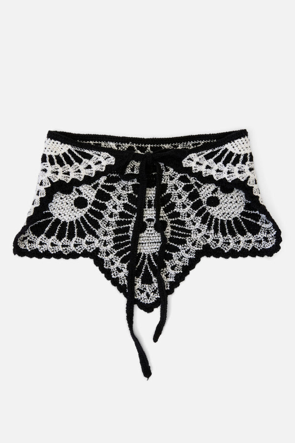 Dangerfield NZ - Skull Head Scarf - black-white