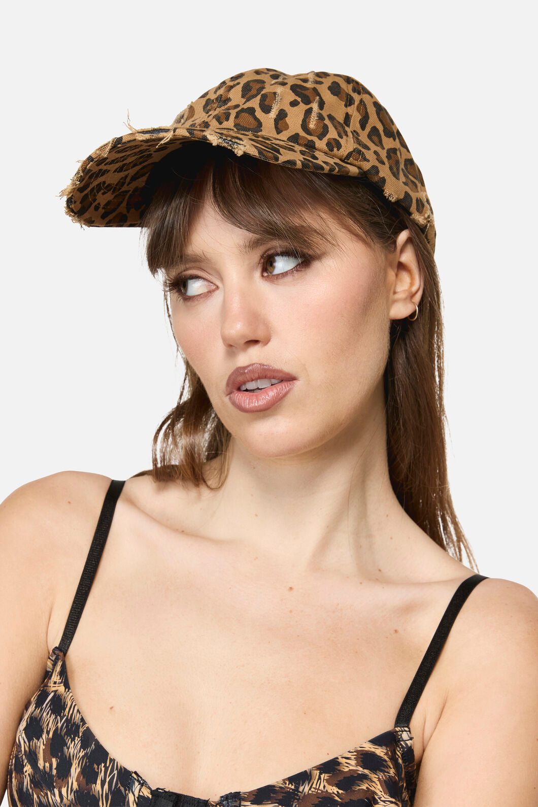 Dangerfield NZ - Distressed Leopard Cap - leopard