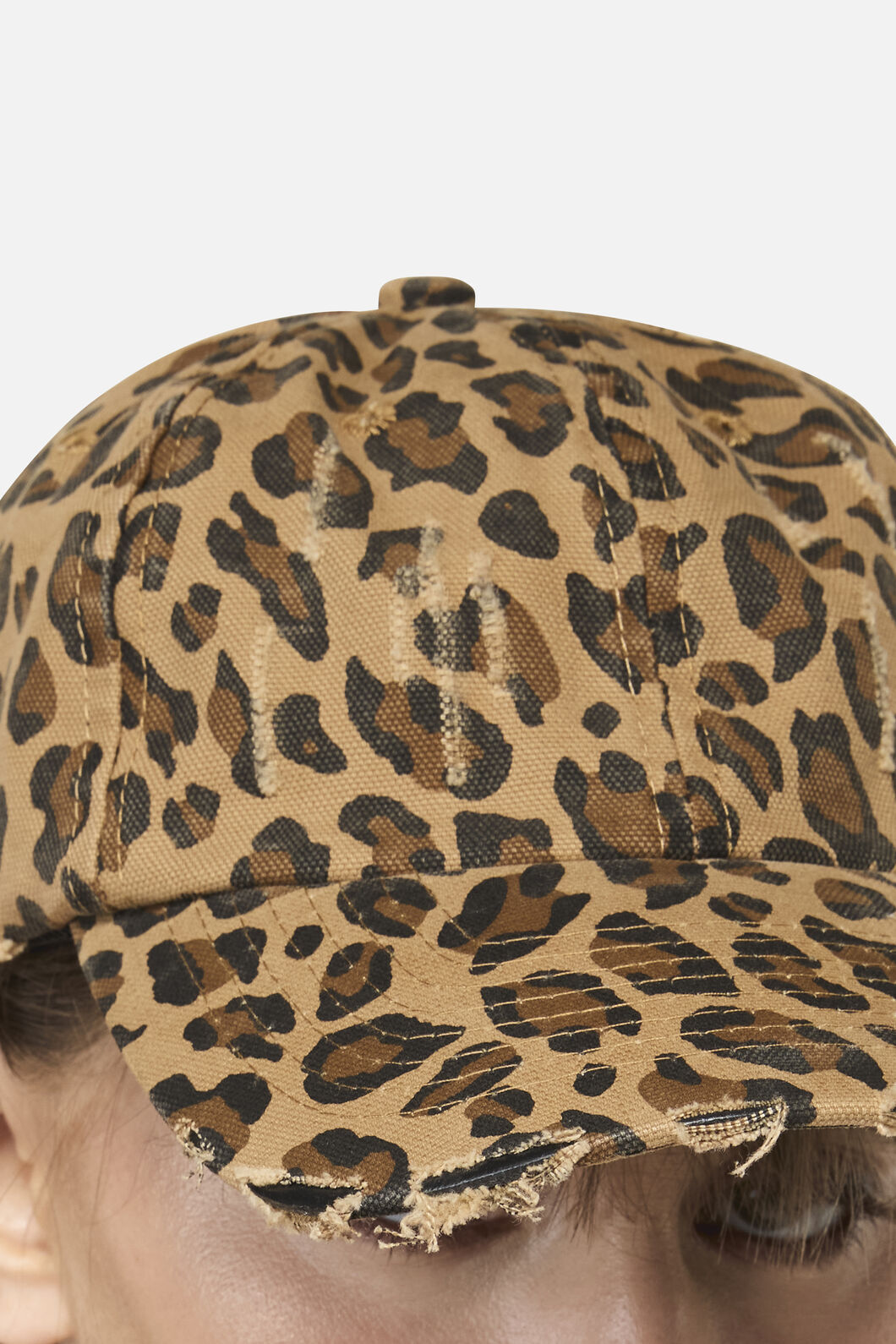 Dangerfield NZ - Distressed Leopard Cap - leopard