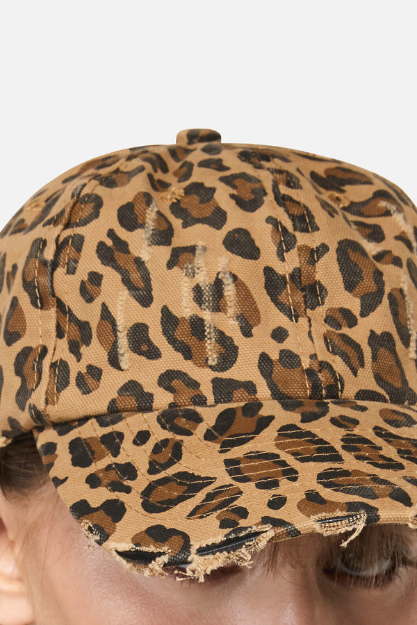 Dangerfield NZ - Distressed Leopard Cap - leopard