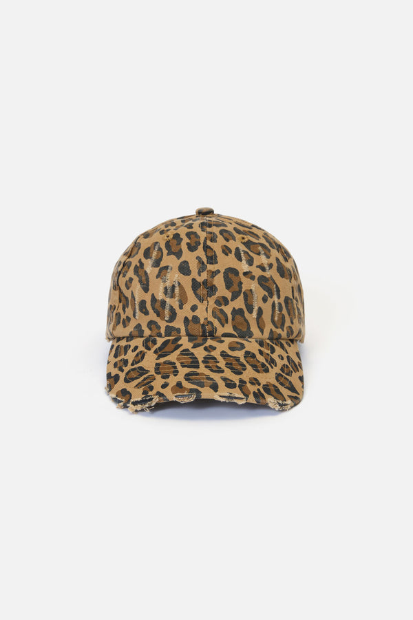 Dangerfield NZ - Distressed Leopard Cap - leopard