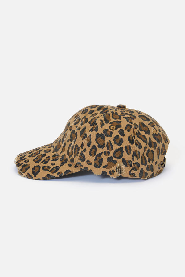 Dangerfield NZ - Distressed Leopard Cap - leopard