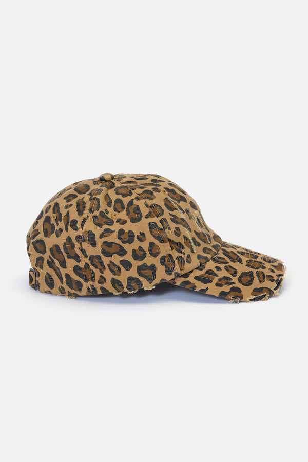 Dangerfield NZ - Distressed Leopard Cap - leopard