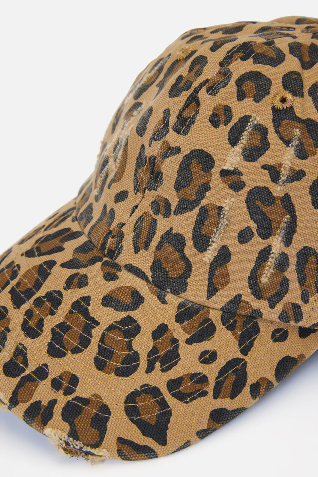Dangerfield NZ - Distressed Leopard Cap - leopard