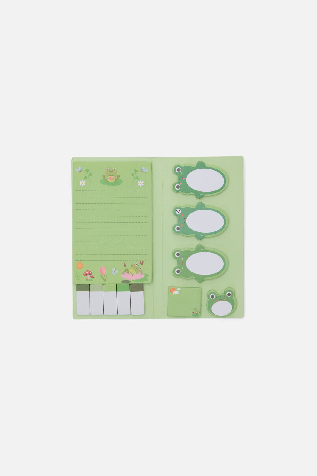 Dangerfield NZ - Frogs Sticky Note Set - green