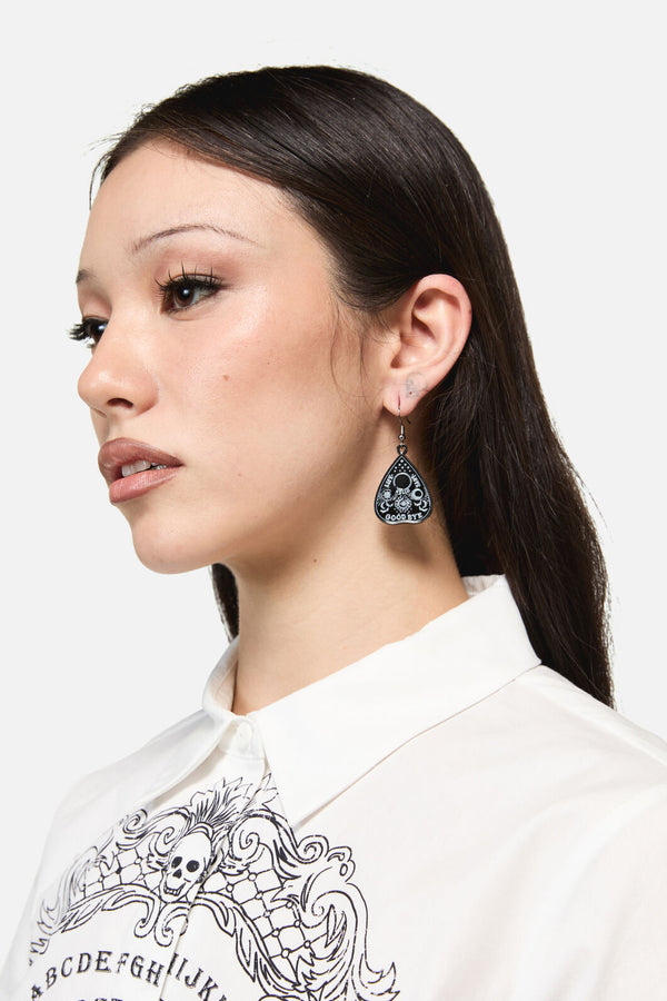 Dangerfield NZ - Séance Earrings - black