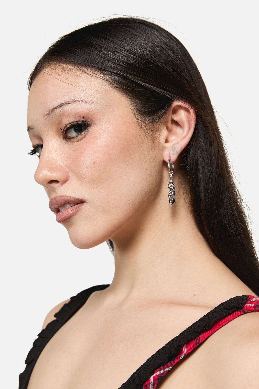 Dangerfield NZ - Skulls Sword Earrings - silver