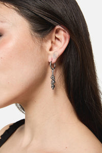 Dangerfield NZ - Skulls Sword Earrings - silver